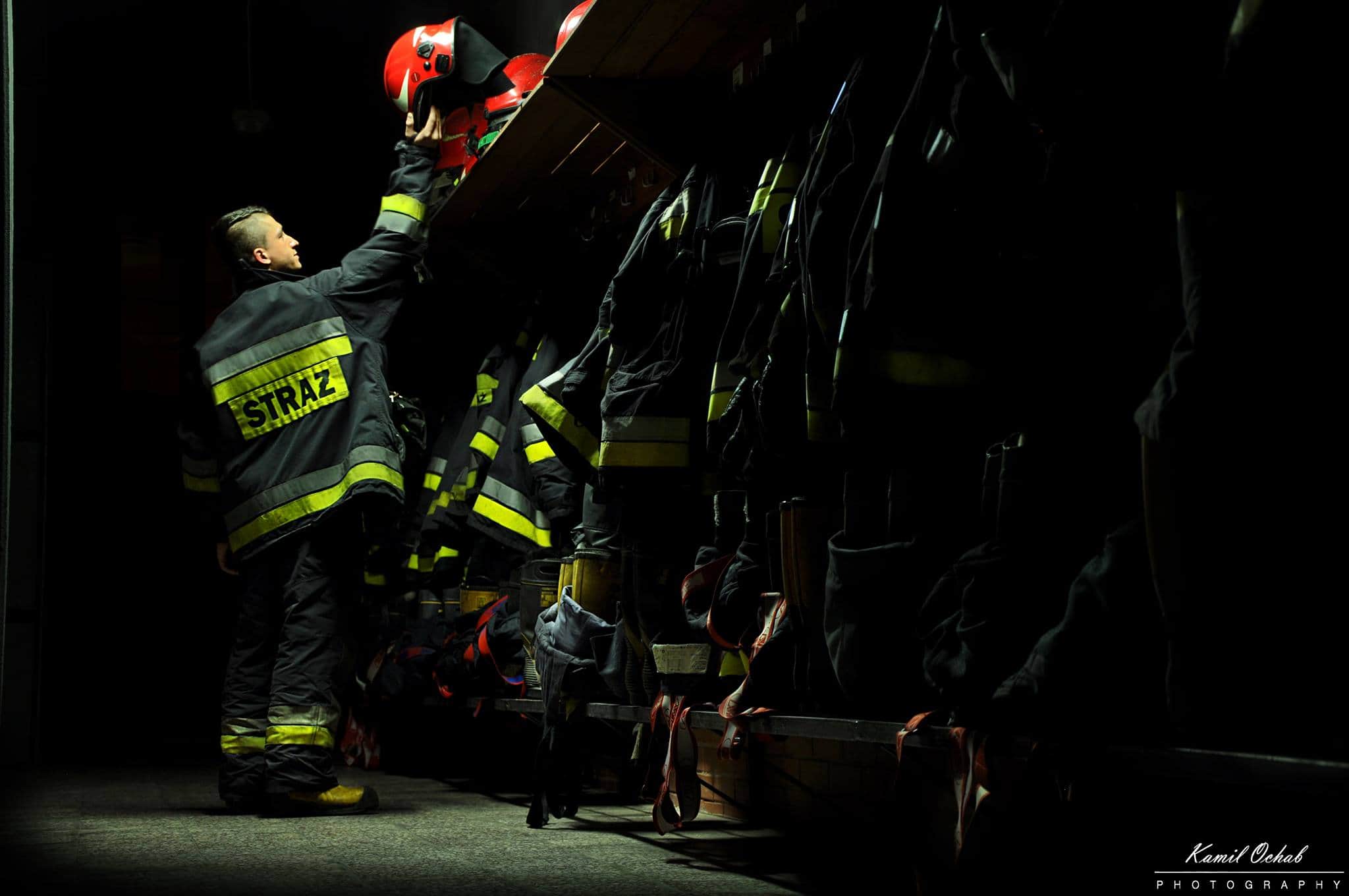 Fotografia ratownicza strażak motywacja